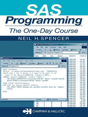cover image of SAS Programming